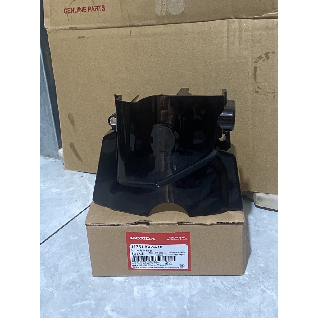 Nắp máy sau bên trái | Mang cá Wave A100 mới màu đen, hàng chính hãng Honda (11361-KVR-V10)