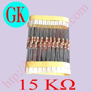 Điện trở 15 k ôm 1/4w