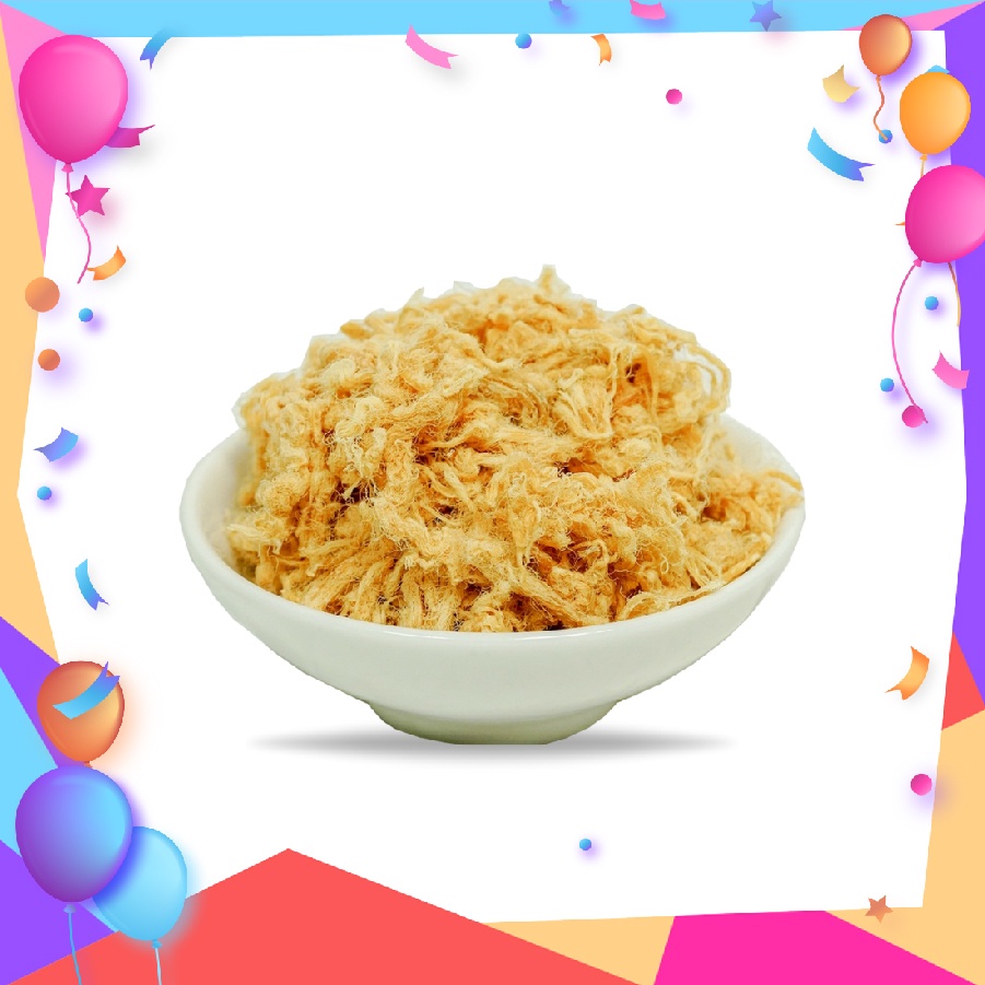 Chà bông thịt nạc, ruốc heo ăn chào trắng, bánh mì, làm cơm cháy túi 120g