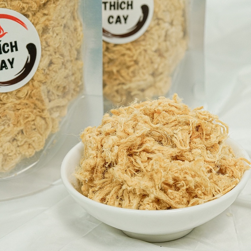 Chà bông thịt nạc, ruốc heo ăn chào trắng, bánh mì, làm cơm cháy túi 120g