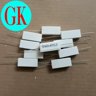 Điện trở sứ 5w 0,47 ôm