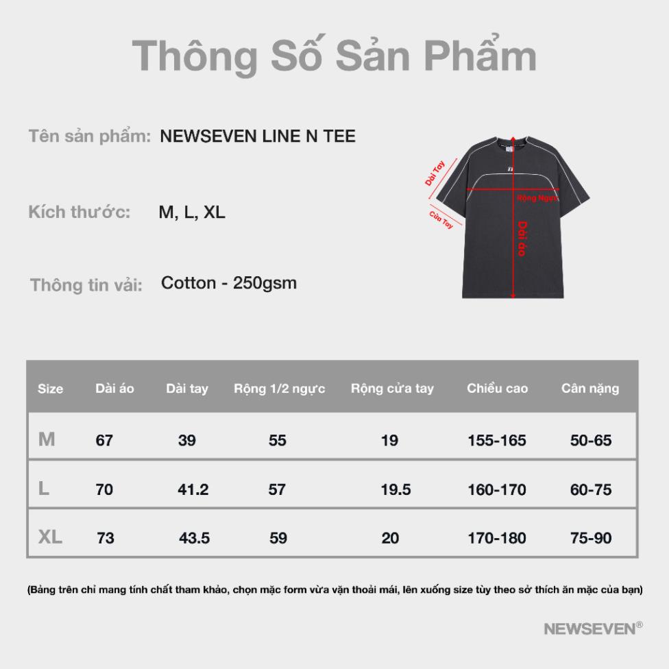 Áo Thun NEWSEVEN Line N Tee AT.214