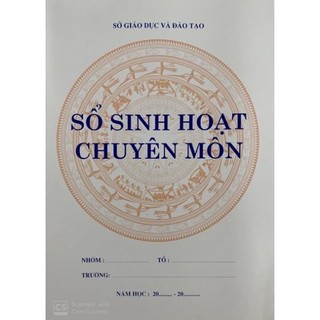 Sổ Sinh Hoạt Chuyên Môn