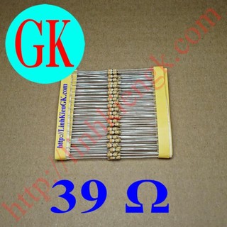 Điện trở 39 ôm 1/4w
