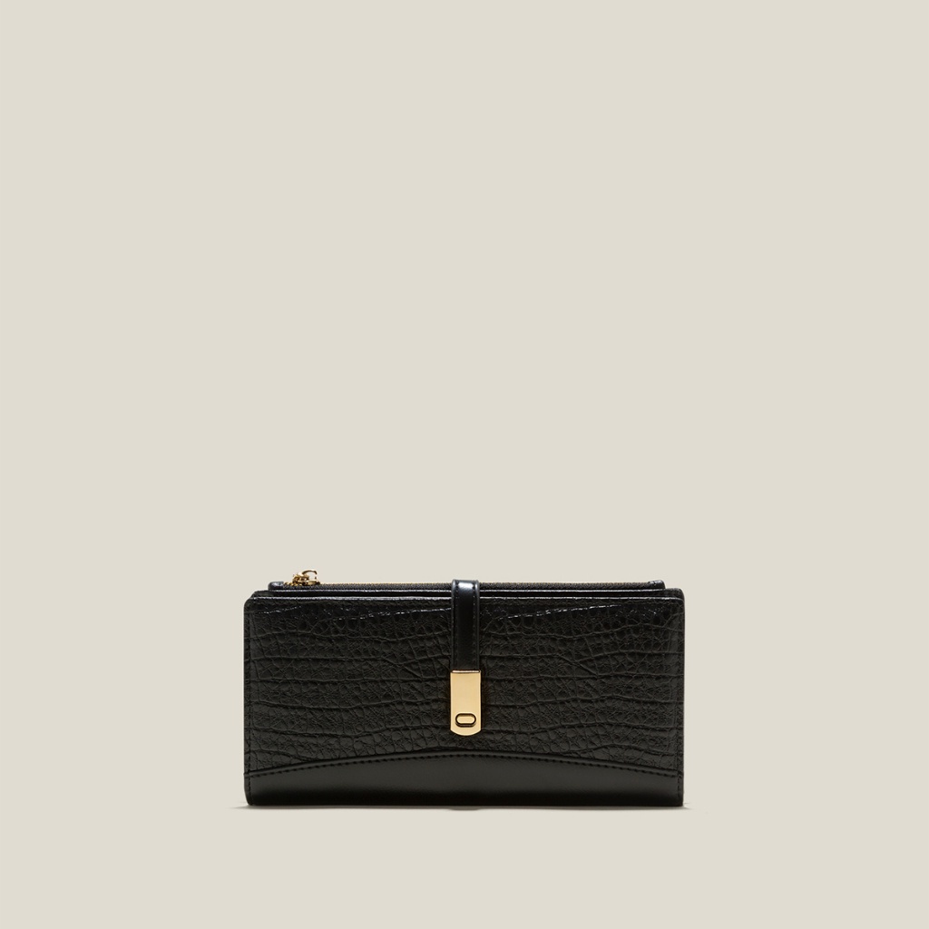 Ví Cầm Tay Vân Da Cá Sấu - WAL 0265