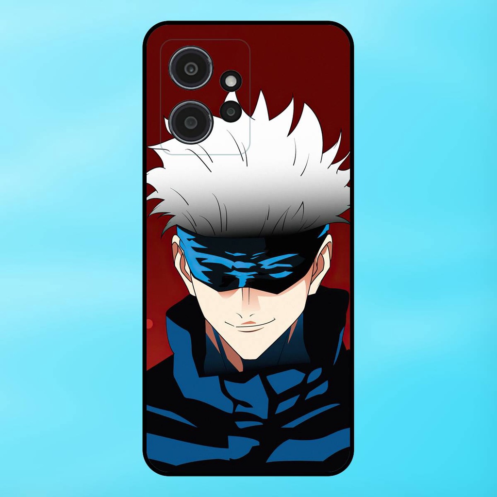 Ốp lưng điện thoại Redmi Note 12 4G viền đen Satoru Gojo Jujutsu Kaisen Chú Thuật Hồi Chiến