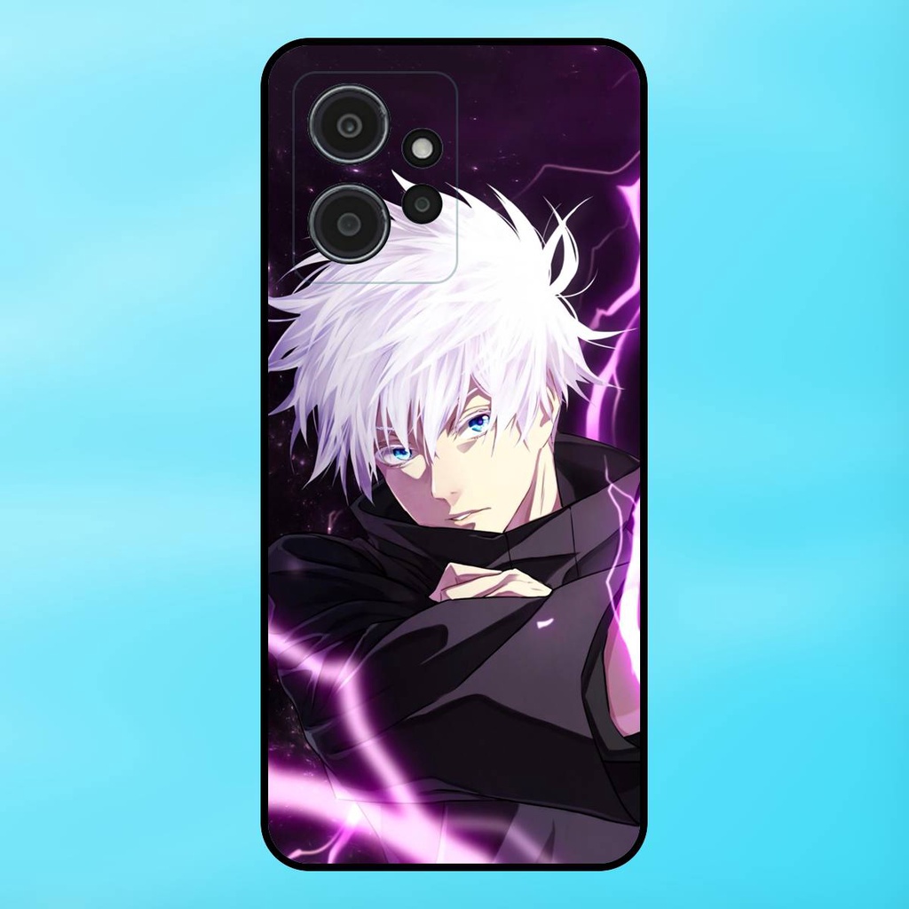Ốp lưng điện thoại Redmi Note 12 4G viền đen Satoru Gojo Jujutsu Kaisen Chú Thuật Hồi Chiến