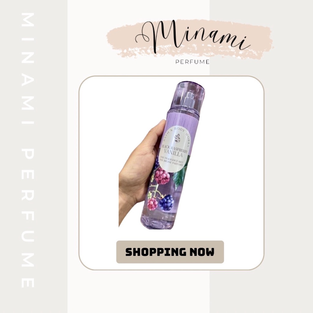 ✨ Xịt thơm Body Mist 𝐁𝐚𝐭𝐡 𝐀𝐧𝐝 𝐁𝐨𝐝𝐲 𝐖𝐨𝐫𝐤𝐬 𝐁𝐥𝐚𝐜𝐤 𝐑𝐚𝐬𝐩𝐛𝐞𝐫𝐫𝐲 𝐕𝐚𝐧𝐢𝐥𝐥𝐚 chiết