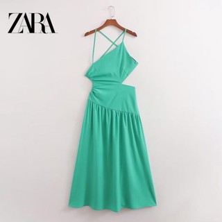 Morocco Zara đầm hai dây kiểu open back sexy