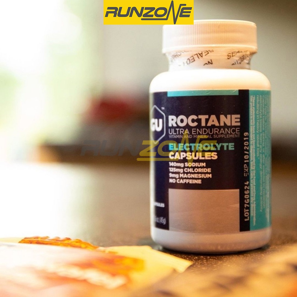 Muối Điện Giải GU Roctane Electrolyte Capsules- Gói 4  Viên- RunZone