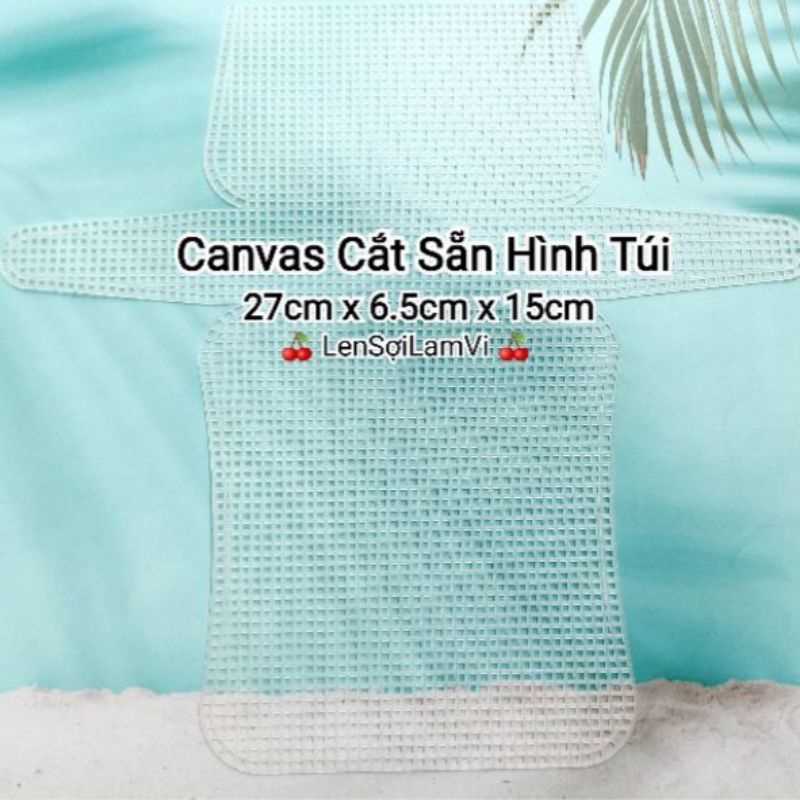 Tấm canvas nẹp túi