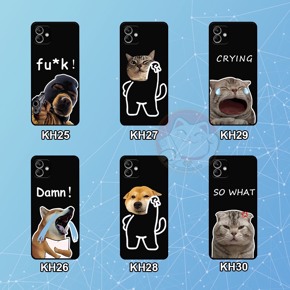 Ốp lưng Samsung A05 in hình chó mèo siêu ngầu