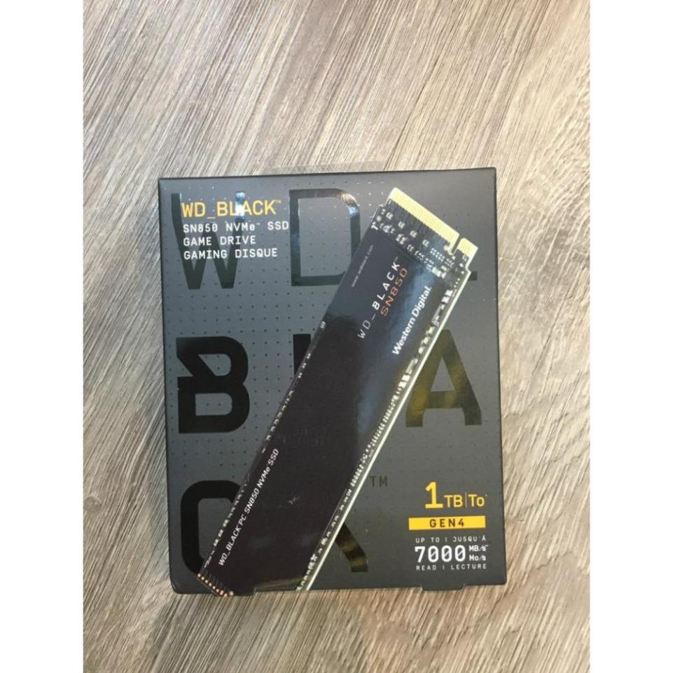 Ổ Cứng SSD 500GB 1TB 2TB WD Black SN850 NVMe M2  PCIe Gen4 x4 WDS500G1X0E WDS100T1X0E - BH 5 Năm