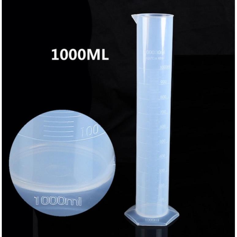 Ống đong nhựa đo thể tích, đo tỷ trọng 1000ml, 2000ml