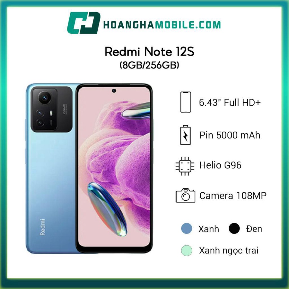Điện Thoại Redmi Note 12S 8GB/256GB - Chính hãng