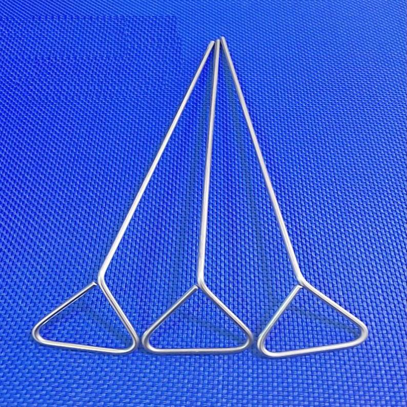 Que cấy trang bằng inox - Que cấy tam giác bằng inox