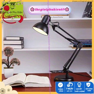 Đèn để bàn, đèn học chống cận xoay 360 - kèm kẹp bàn a.phu