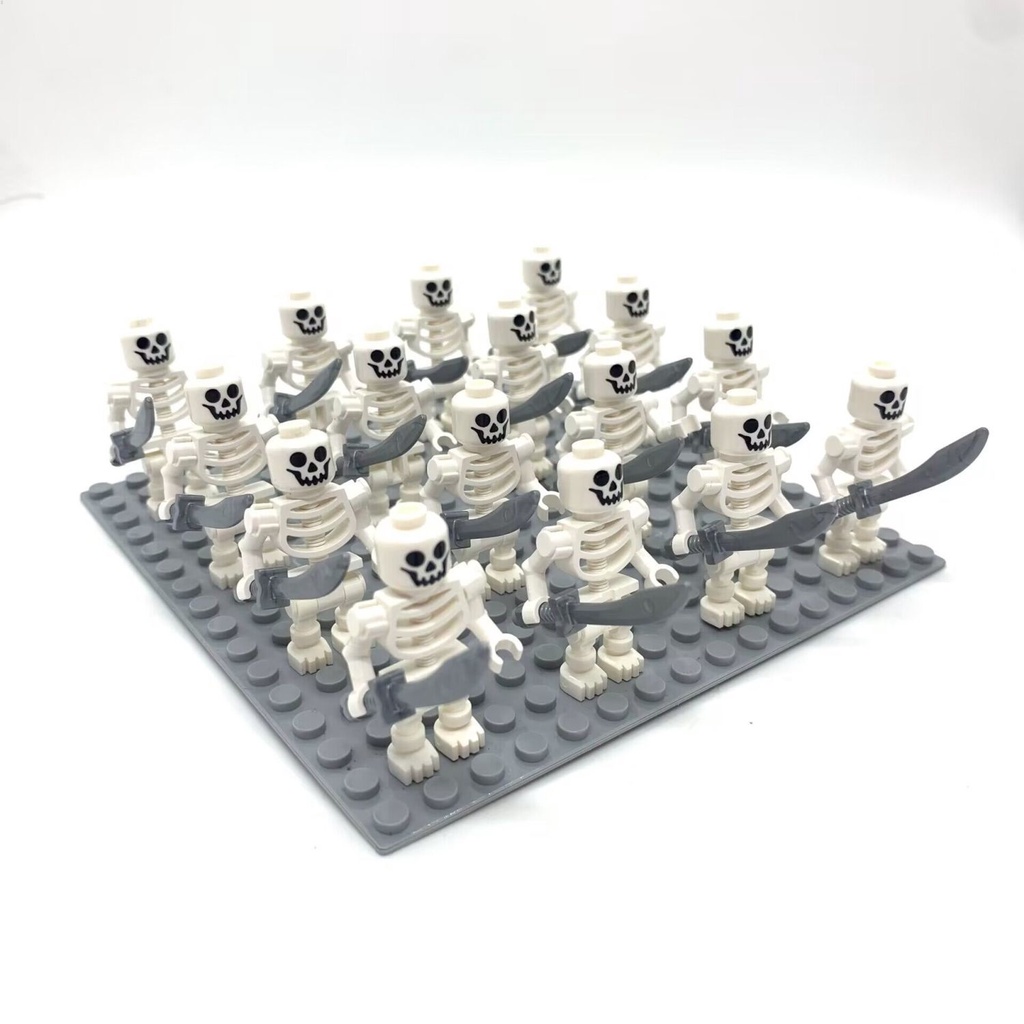 Mô Hình lego Bộ Xương Người Lính ninja Lâu Đài Quân Đội