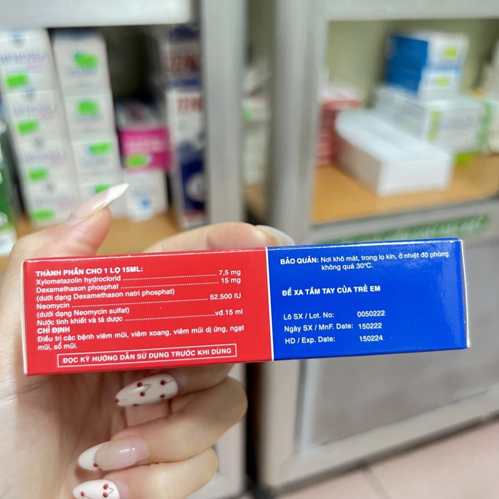 Dung dịch xịt mũi Dophazolin Spray 15ml Dược Khoa