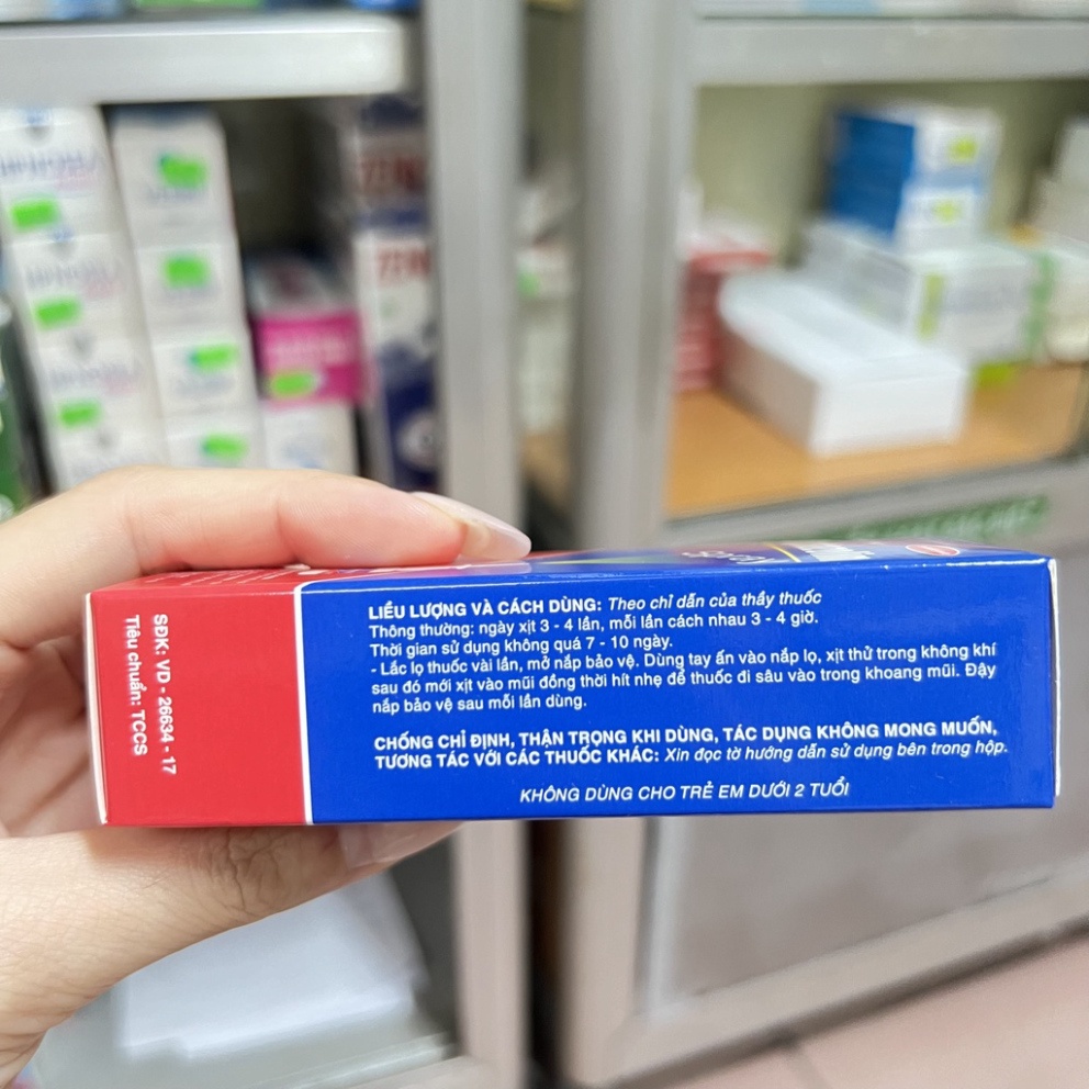 Dung dịch xịt mũi Dophazolin Spray 15ml Dược Khoa