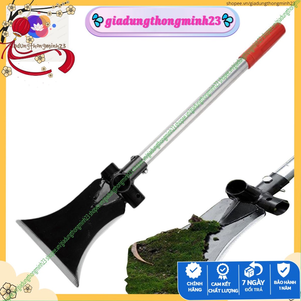 Xẻng Làm Vườn Đa Năng Có Tay Cầm Dài Linh Hoạt - Thay đổi 3 Chức năng linh hoạt Xẻng-Cuốc-Rìu dễ sử dụng