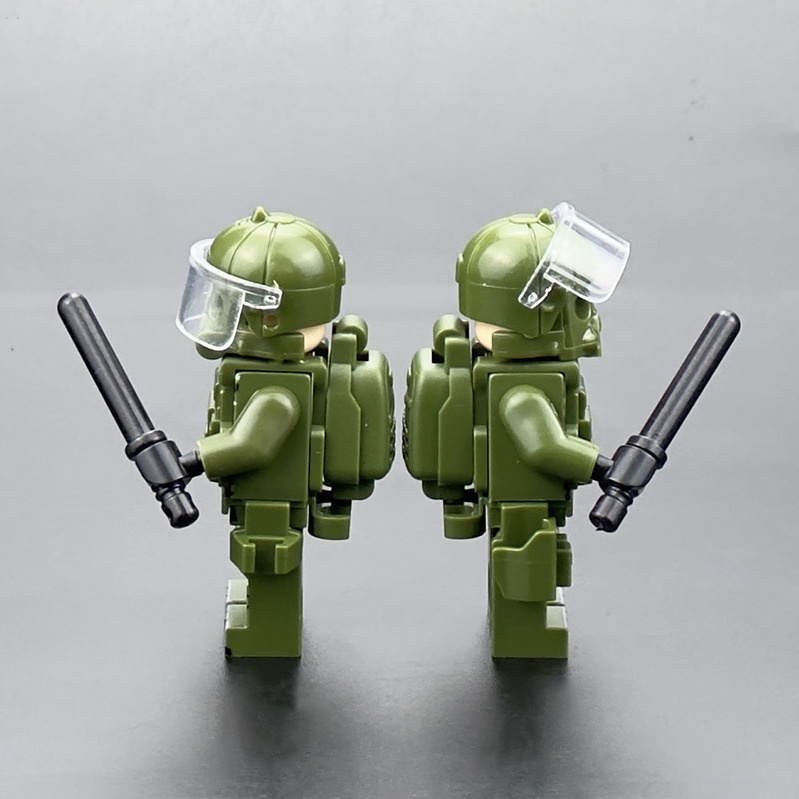 Mô Hình Đồ Chơi lego Cảnh Sát Lực Lượng Đặc Biệt Chống Virus pa Tương Thích Với Mô Hình lego Quân Đội Bé Trai