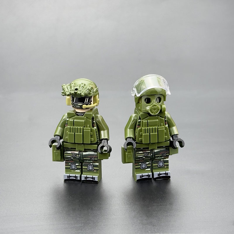 Mô Hình Đồ Chơi lego Cảnh Sát Lực Lượng Đặc Biệt Chống Virus pa Tương Thích Với Mô Hình lego Quân Đội Bé Trai