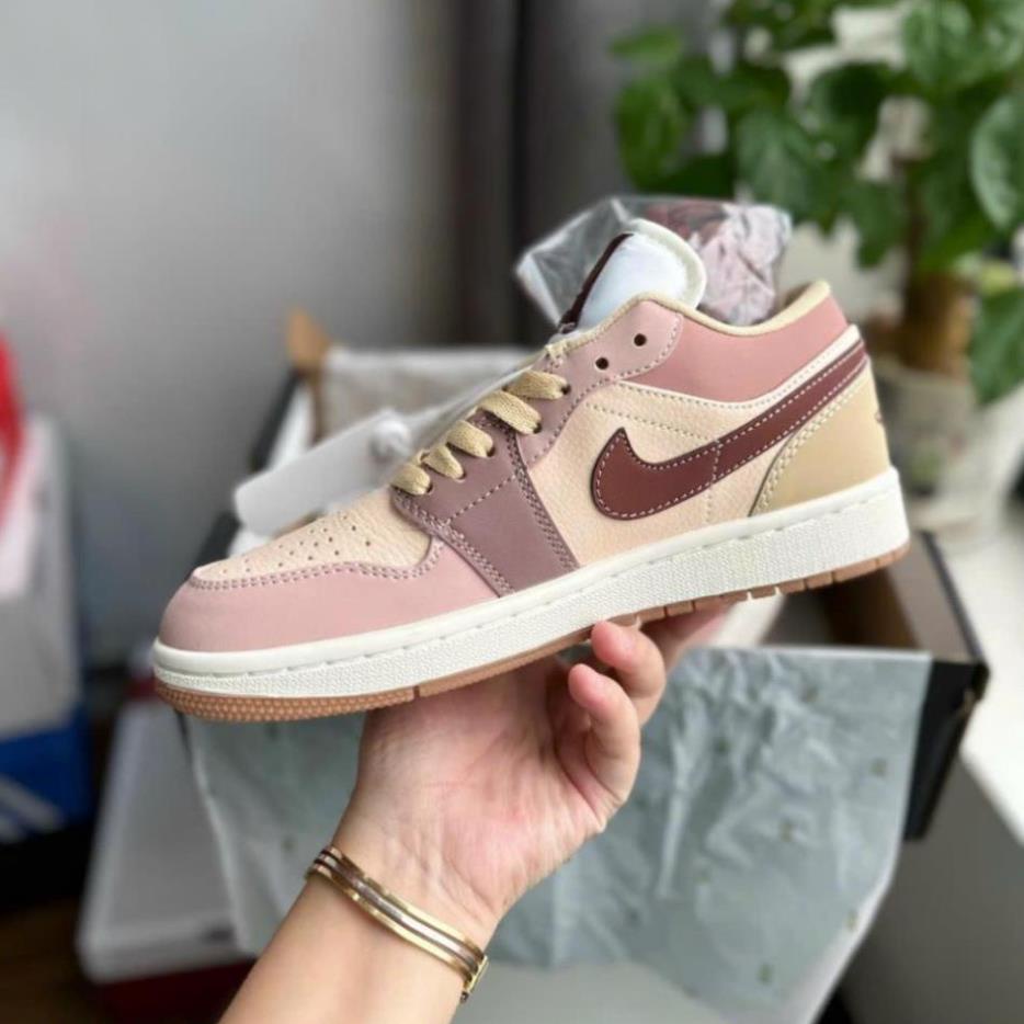 Giày thể thao Jordan 1 Low Milk Tea, JD Thấp Trà Sữa Bản Đẹp Chuẩn SC tặng kèm dây phụ - 19
