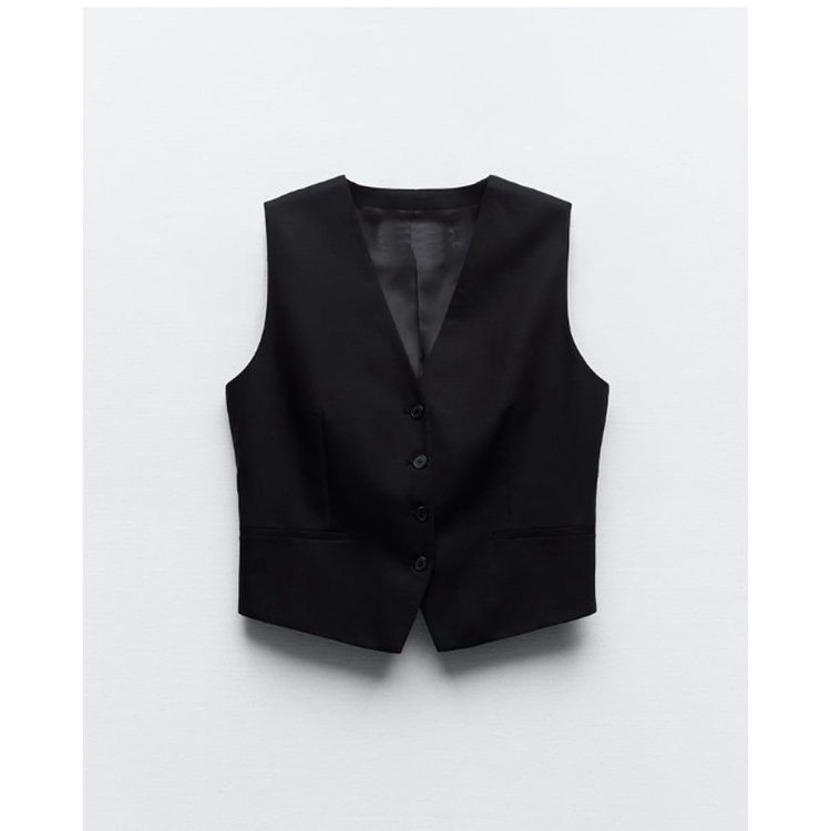 Morocco Zara áo gile và chân váy kiểu châu âu thanh lịch