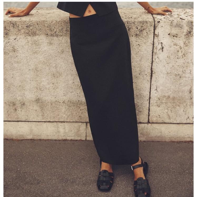 Morocco Zara áo gile và chân váy kiểu châu âu thanh lịch