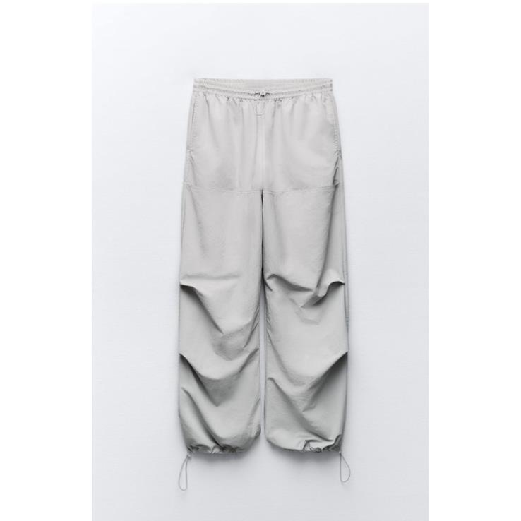 Morocco Zara quần thụng ống trùng cạp chun thoải mái