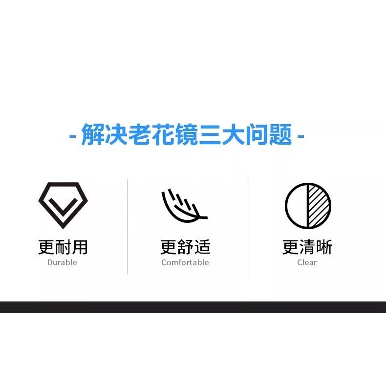 Kính Đọc Sách Chống Tia Sáng Xanh Siêu Nhẹ Cao Cấp Cho Nam