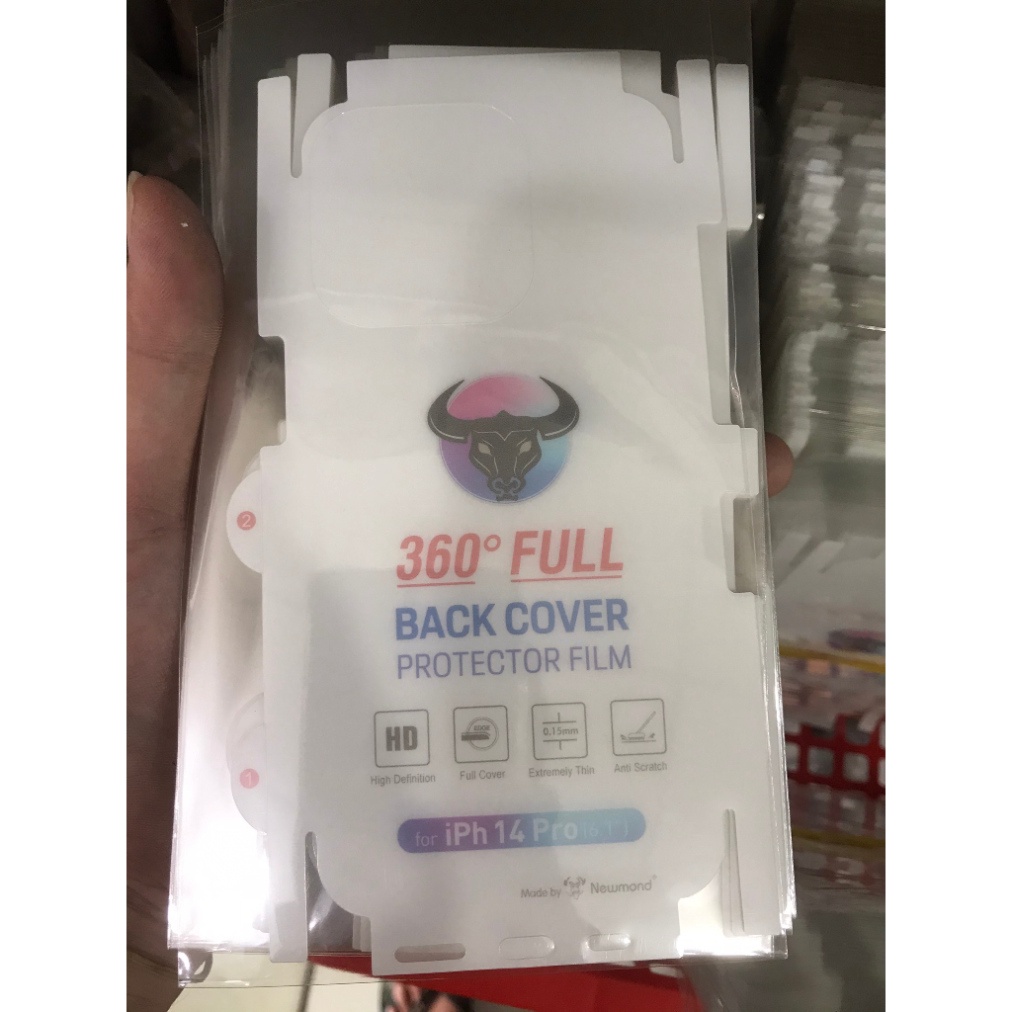 Miếng Dán PPF Mặt Trước-Sau iPhone 14, 14 Pro, 14 Plus, 14 Pro Max, 13, 13 Pro Max, 12 Pro Max,11 Pro Max, Xs, Xr, XsMax