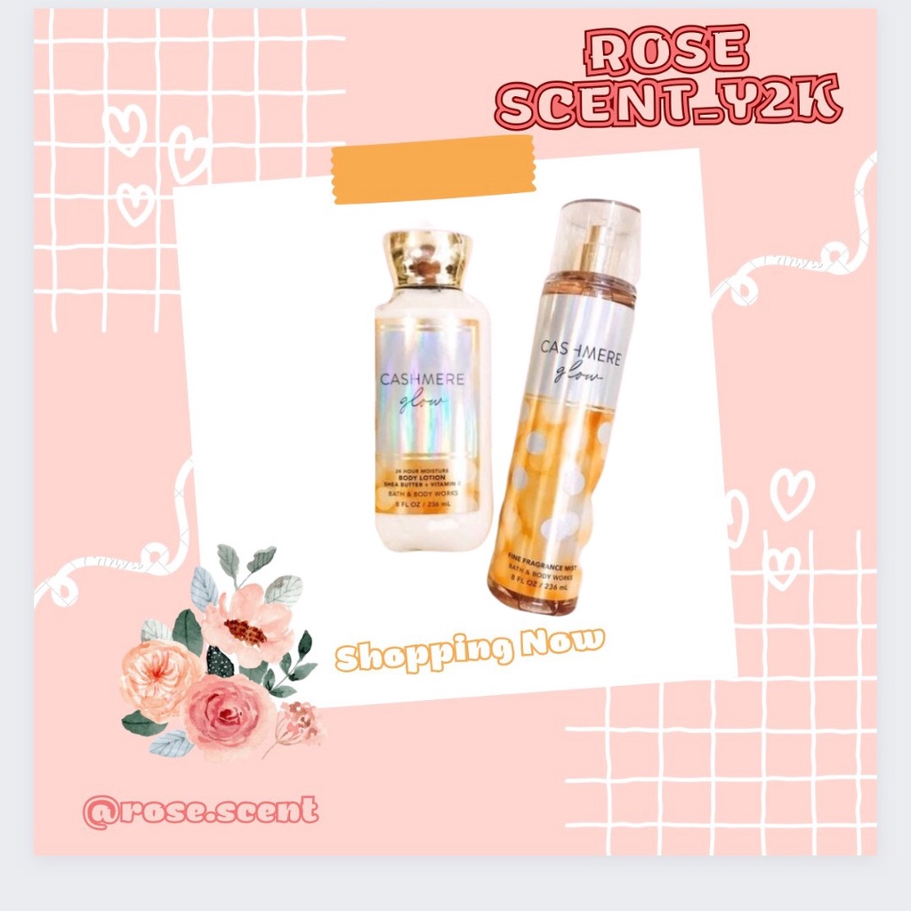 ✨ Xịt thơm Body Mist 𝐁𝐚𝐭𝐡 𝐀𝐧𝐝 𝐁𝐨𝐝𝐲 𝐖𝐨𝐫𝐤𝐬 𝐂𝐚𝐬𝐡𝐦𝐞𝐫𝐞 𝐆𝐥𝐨𝐰
