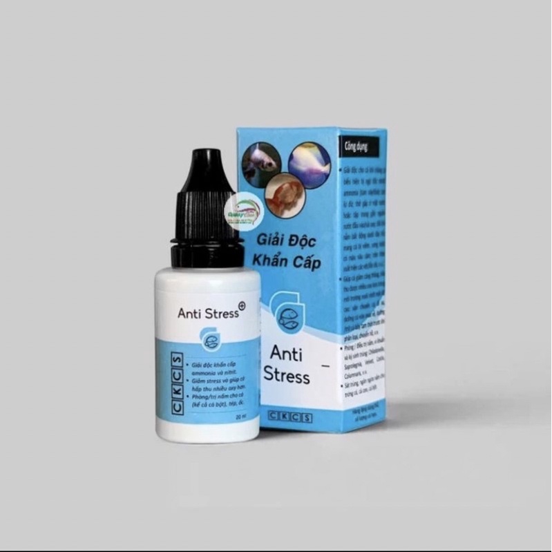 Anti stress + parakill dưỡng cá chống sốc nước