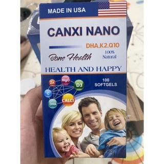 Viên uống Canxi Nano Bone Health 100 viên của Mỹ