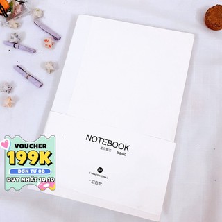 Sổ gài notebook basic A5 - A6 phụ kiện vpp dùng làm sổ planner, sổ ghi chép, Kingdecor