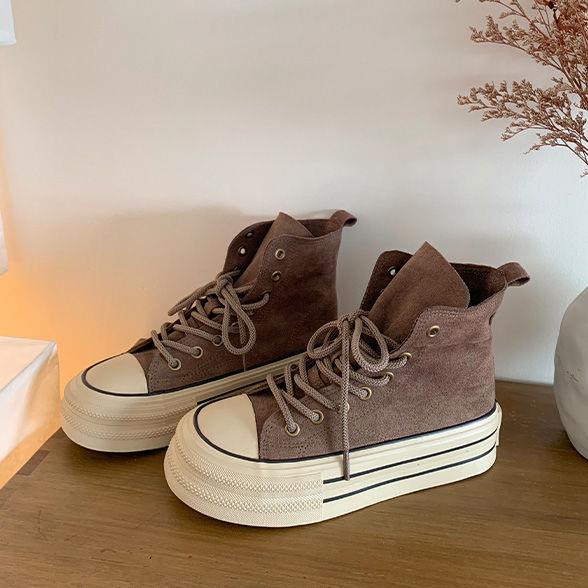 Merad Giày Sneaker Cổ Cao Phong Cách Thời Trang Mùa Thu 2023 Cho Nữ