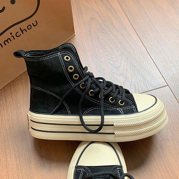Merad Giày Sneaker Cổ Cao Phong Cách Thời Trang Mùa Thu 2023 Cho Nữ