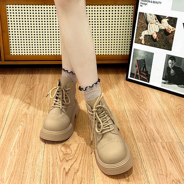 Giày Bốt martin Đế Dày Phong Cách retro Cá Tính Thời Trang