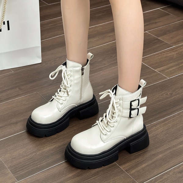 Giày Bốt martin Đế Dày Thời Trang Mùa Thu 2023 Cá Tính Cho Nữ