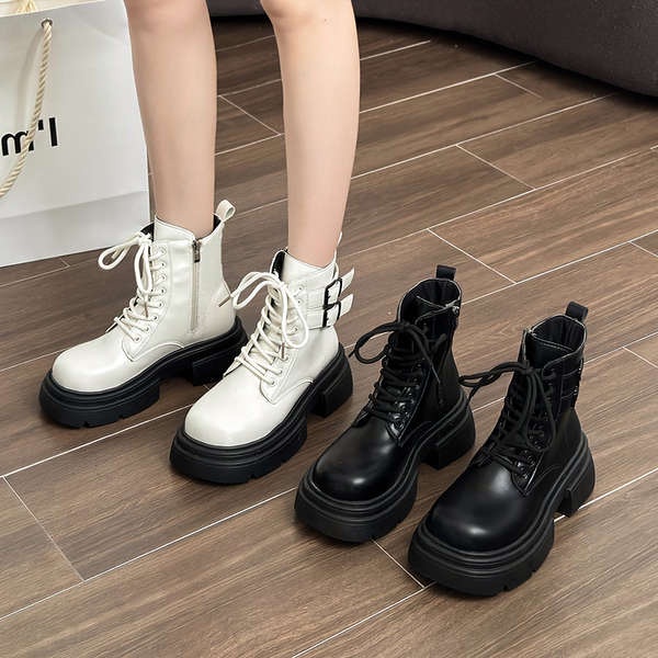Giày Bốt martin Đế Dày Thời Trang Mùa Thu 2023 Cá Tính Cho Nữ