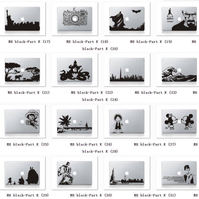 Apple sticker Dán Trang Trí macbook air / pro 13 15 12