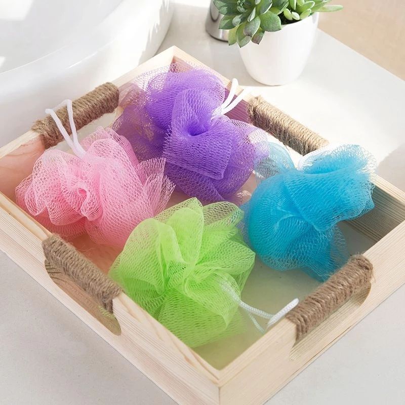 bông tắm tạo bọt cao cấp cho bé (tặng móc treo)