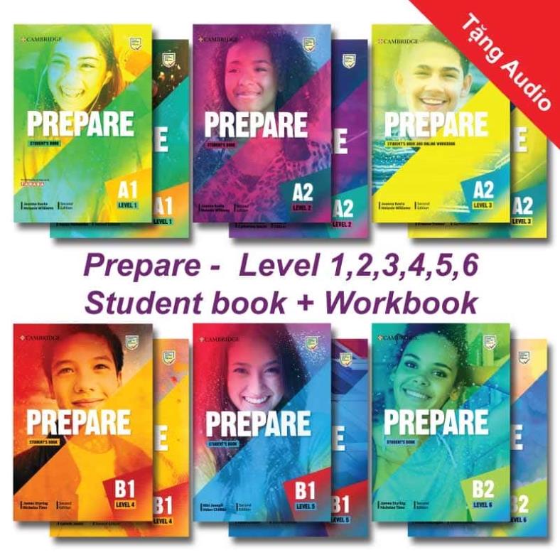Prepare - Bản 2nd - SB+WB - Level 1,2,3,4,5,6