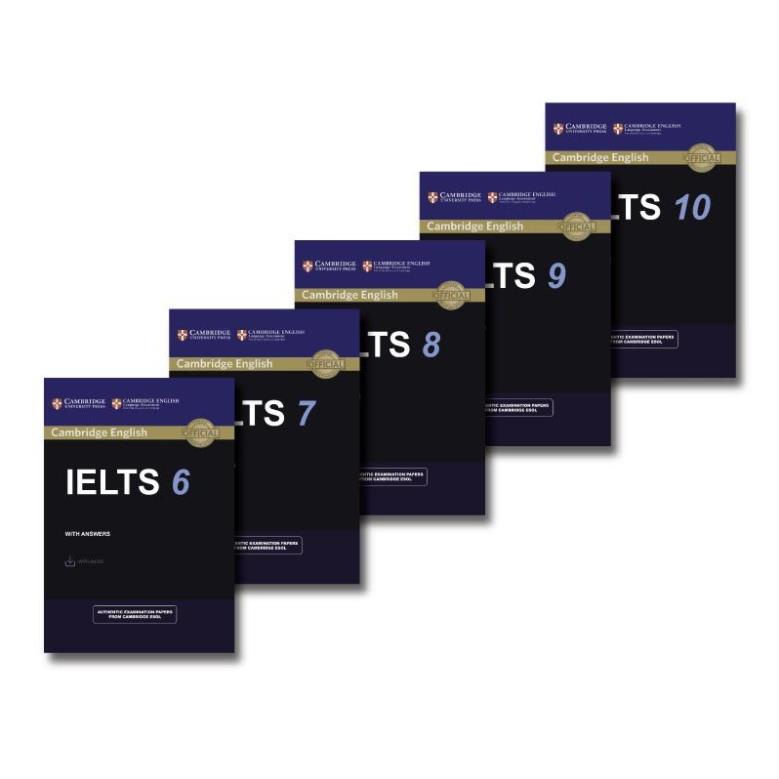 English IELTS từ 1 đến 18 -  tặng audio mp3 + Key