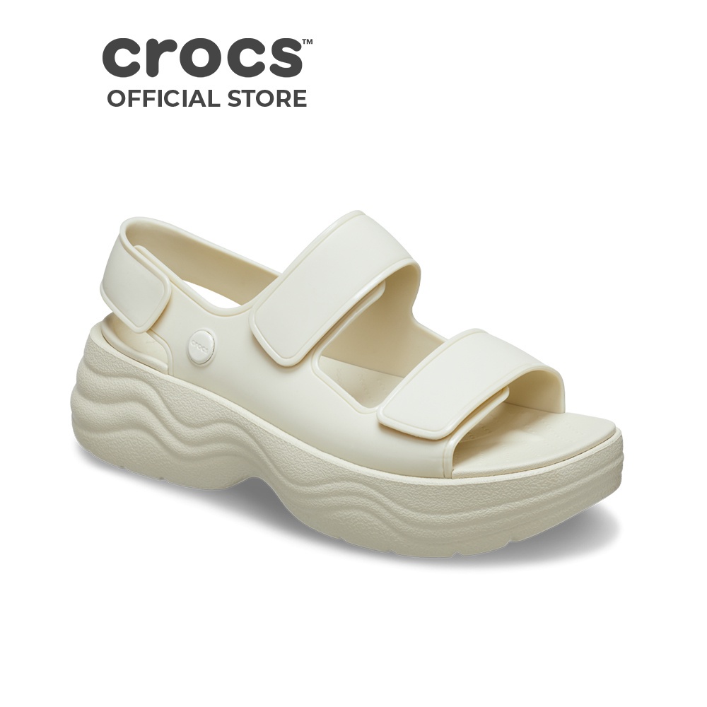 Xăng Đan Nữ Crocs Skyline - Bone