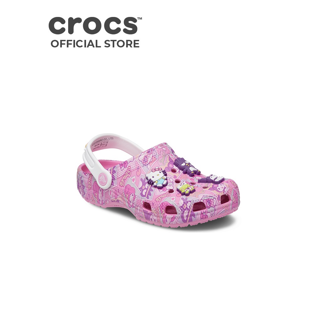 Giày Clog Trẻ Em Crocs Toddler Classic Hello Kitty - Pink