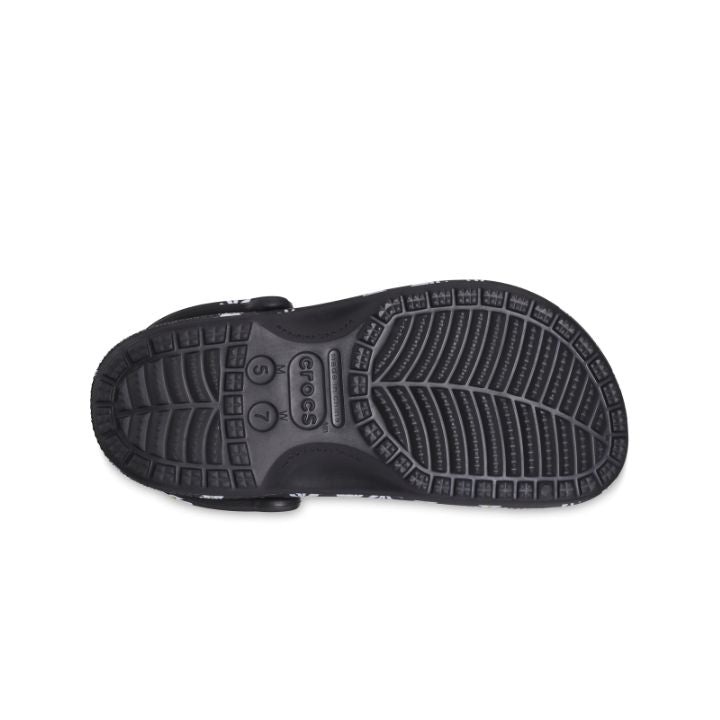 Giày Clog Unisex Crocs Baya Seasonal Printed - Black Daisy
