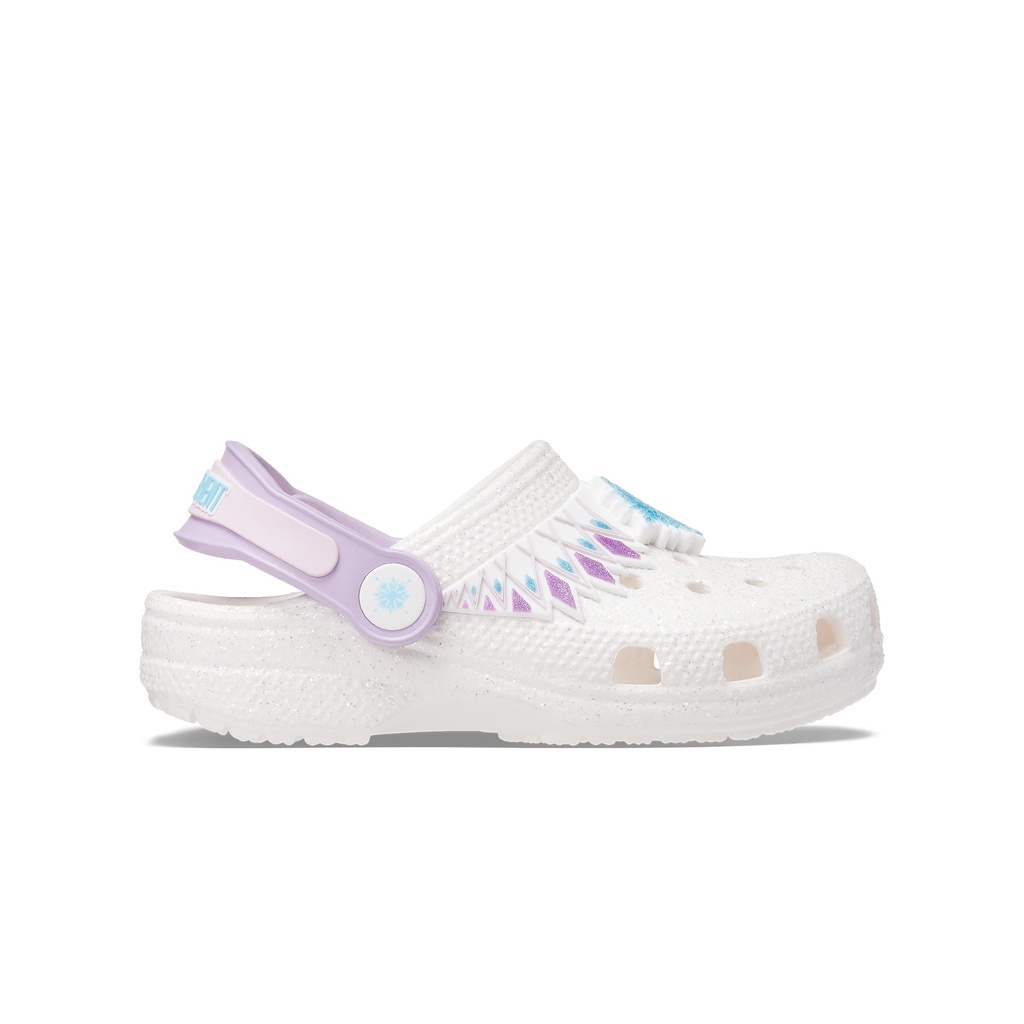 Giày Clog Trẻ Em Crocs Toddler I Am Frozen Ii Funlab - White